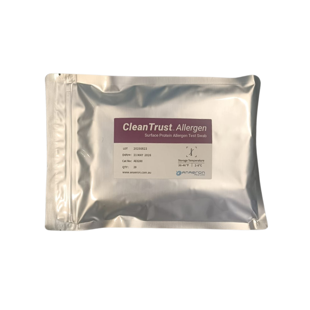 Anaeron Clean Trust Surface Protein Allergen Swab – Box of 100